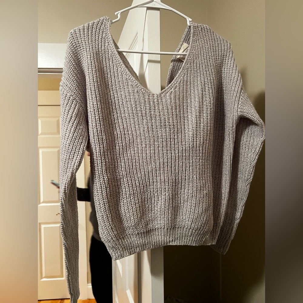 Knotted Back Sweater